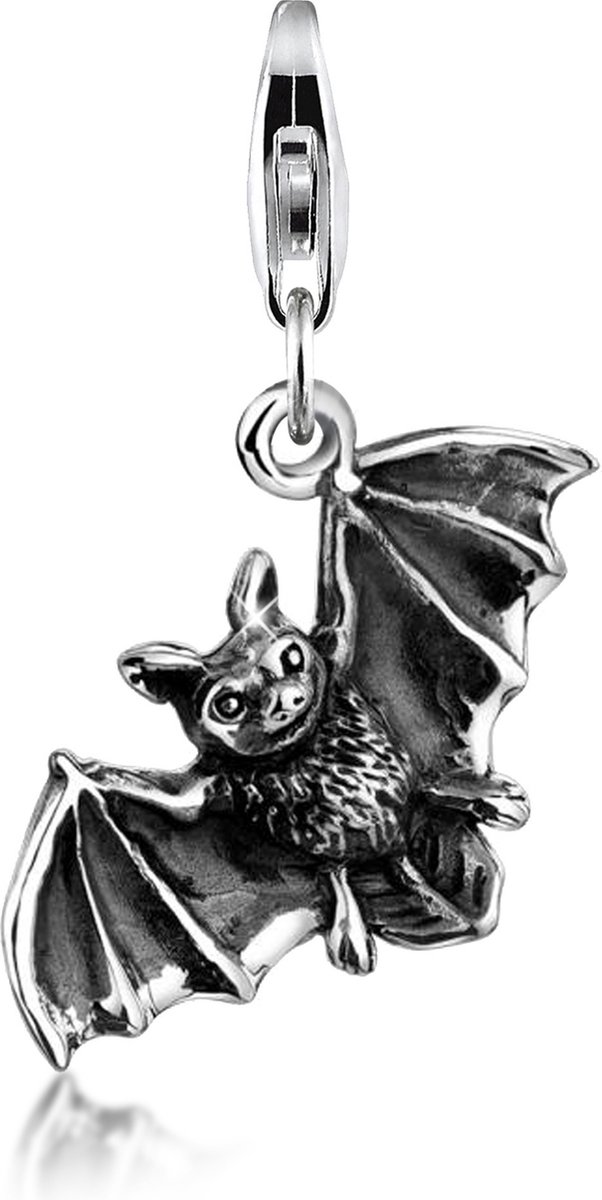 Nenalina Charm heks hanger in 925 sterling zilver voor alle gangbare bedeldragers 713105-000, Sterling zilver, Geen edelsteen