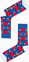 Sokken met Hartpatroon - Socks - Katoen - Vrolijke Sokken - Maat 37-44 - Unisex - Christmas Gift