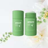 Green Mask Stick – Green Tea Stick – Gezichtsmasker – Gezichtsverzorging - Mee-eters Verwijderen – Acne Verwijderen – Natuurlijk product