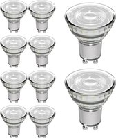 LED Spotjes GU10 - Warm wit licht - Voordeelverpakking - 3.5W (25W) - 10 GU10 LED Lampjes