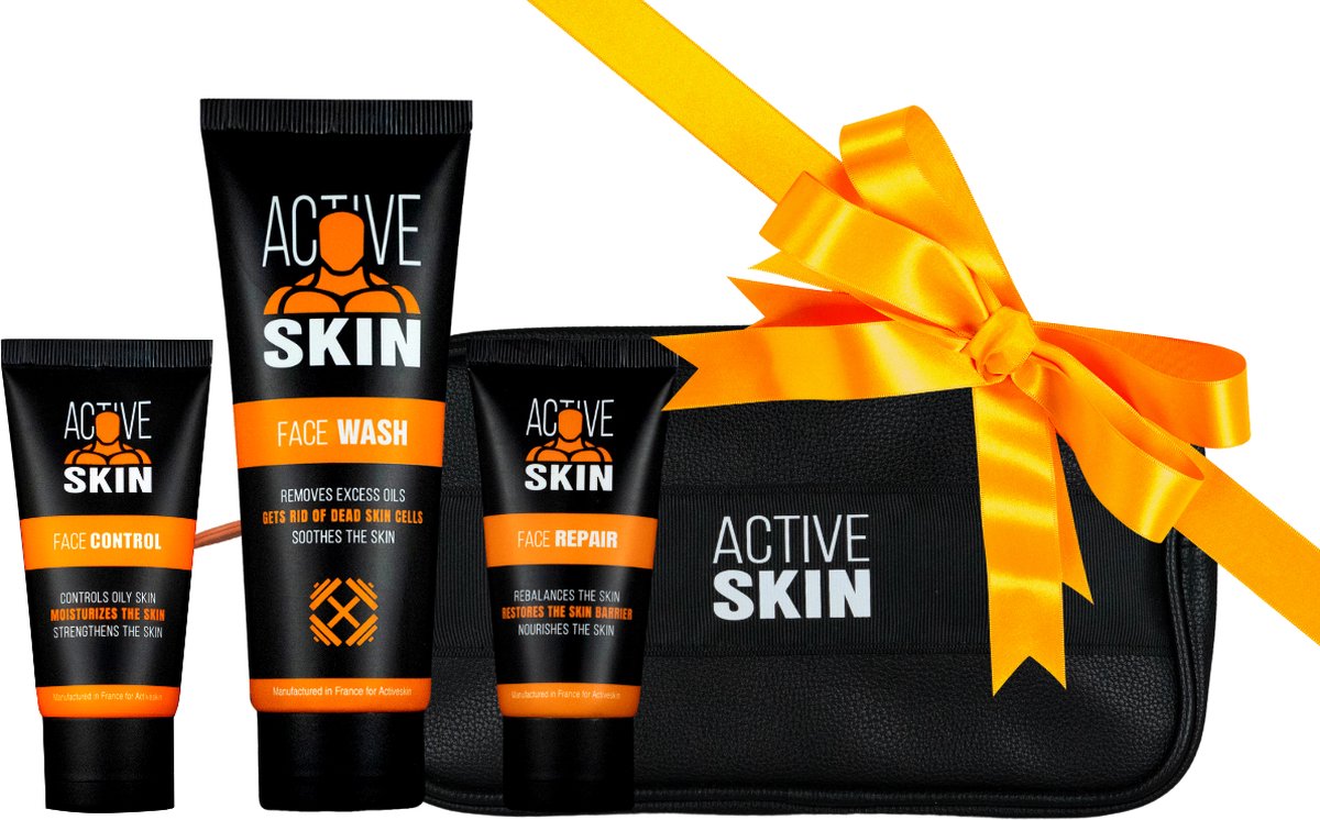 Goedkoopste Activeskin Cadeau Bundel - Cadeau Voor Man - Geschenkset Mannen - Cadeaupakket - 4 Producten