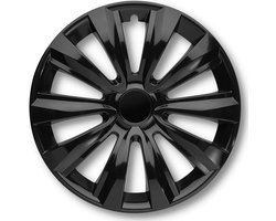 Delta wieldoppen voor stalen velgen, zwart, 13 inch, made in EU. Set a 4 stuks