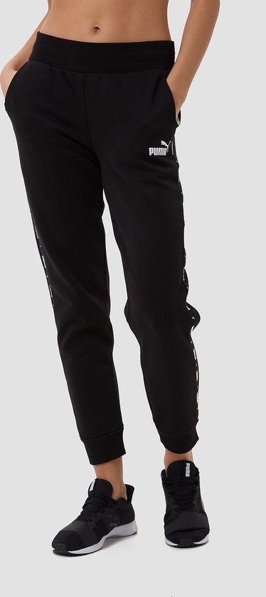 Puma Power Tape Fleece Joggingbroek Zwart Dames - Maat XL | bol.com