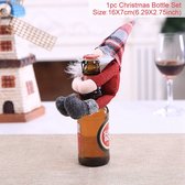 Kerst Decoratie - Decoratie voor flessen - Bierfles decoratie - Wijnfles decoratie - Kerst - Kerstmis - Wijnfles - Wijnflespoppetje