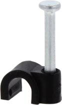 Clip de câble Q-link 4 mm noir