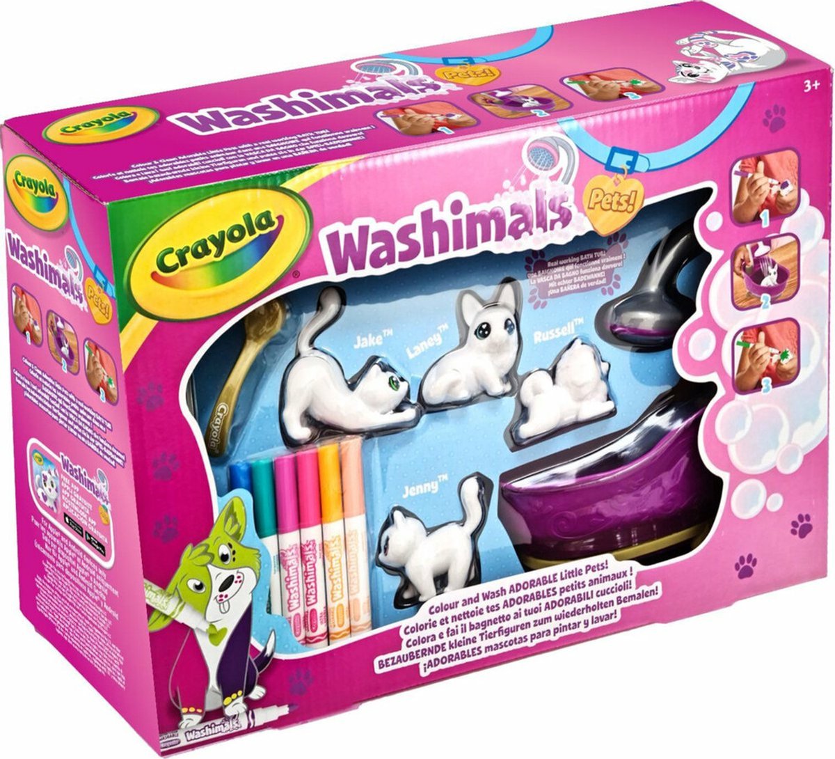 Crayola - Washimals - Hobbypakket - Activiteitenset Kleuren Met Dieren Voor Kinderen