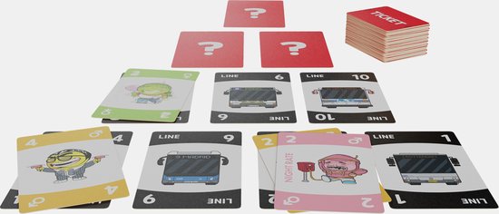 Thumbnail van een extra afbeelding van het spel MadBus - Kaartspel - Bussen / Boten in de ultieme variant - Drankspel - Partyspel