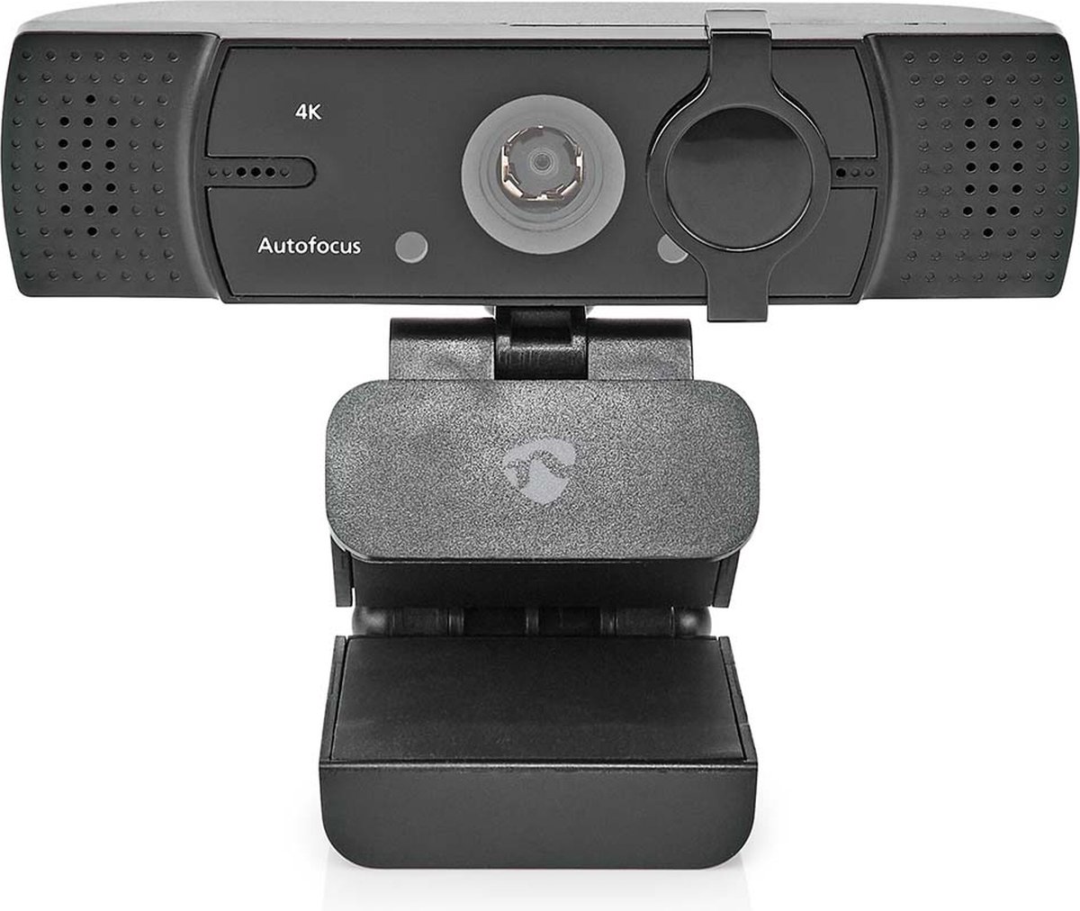 Nedis Webcam | Full HD@60fps / 4K@30fps | Automatische Scherpstelling | Ingebouwde Microfoon | Zwart