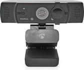 Nedis Webcam - Full HD@60fps / 4K@30fps - Automatische Scherpstelling - Ingebouwde Microfoon - Zwart