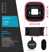 Neewer® - Opvouwbare Softbox met Riembevestiging Rooster en Draagtas - Geschikt voor Neewer 480/660/530 LED-lichtpanelen - Opening van 9,3 x 8,3 inch - (Zwart+Rood)