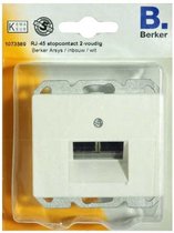 BERKER Arsys 2-voudig RJ-45-stopcontact, inbouw | WIT