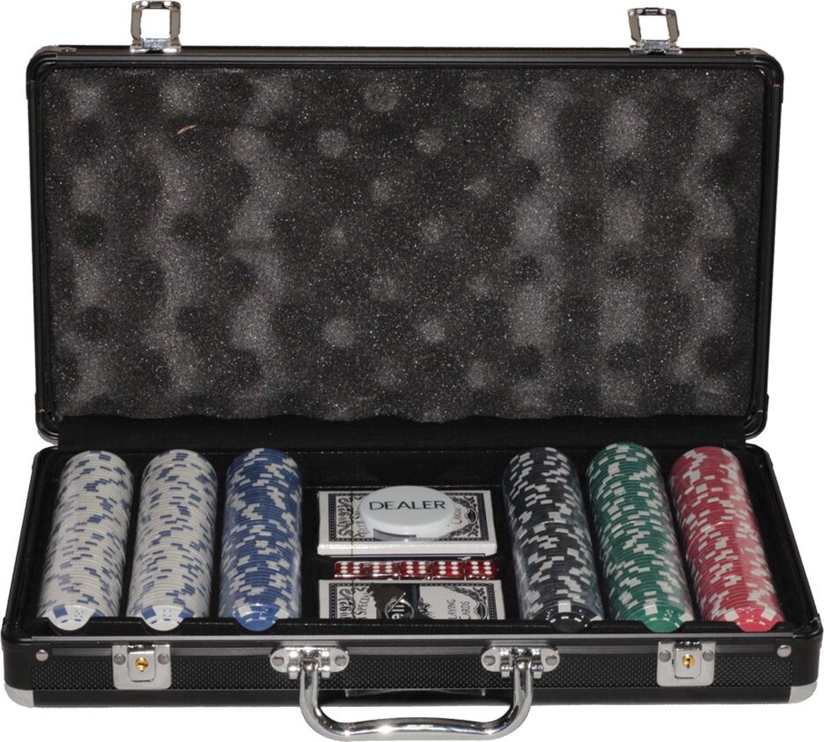 Ensemble de poker - 500 jetons - Poker - Zwart 500 pièces - Ensemble de  Poker - Zwart