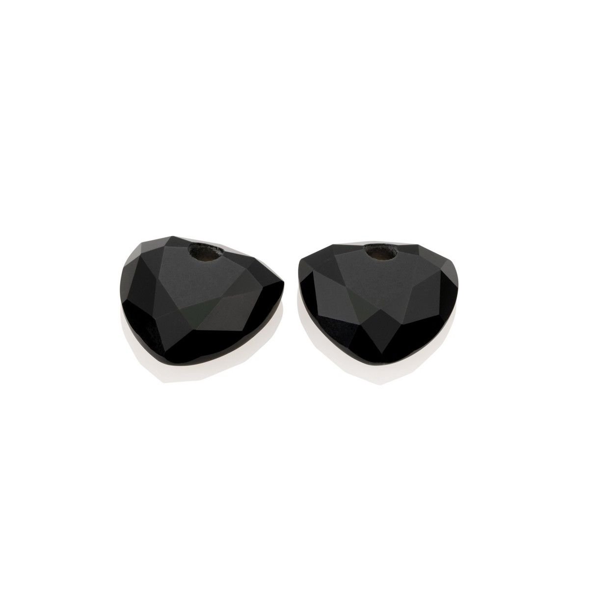 Sparkling Jewels Oorbel Edelstenen - Onyx Trillion Cut EAGEM07-TRI