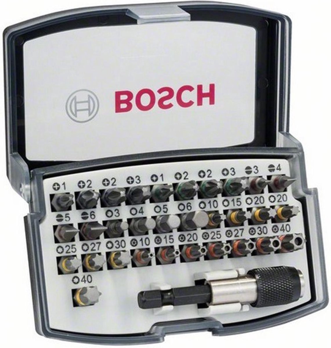 BOSCH Schroevendraaierbit Set Pro 31-DELIGE - PROFESSIONAL bits - Schroefbitset - Cassette