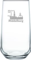 Gegraveerde Drinkglas 47cl Middelburg