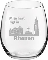 Gegraveerde Drinkglas 39cl Rhenen