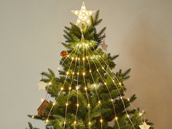 Piek met LED verlichting voor in de kerstboom - Kerstverlichting -  Verlichte piek -... | bol.com