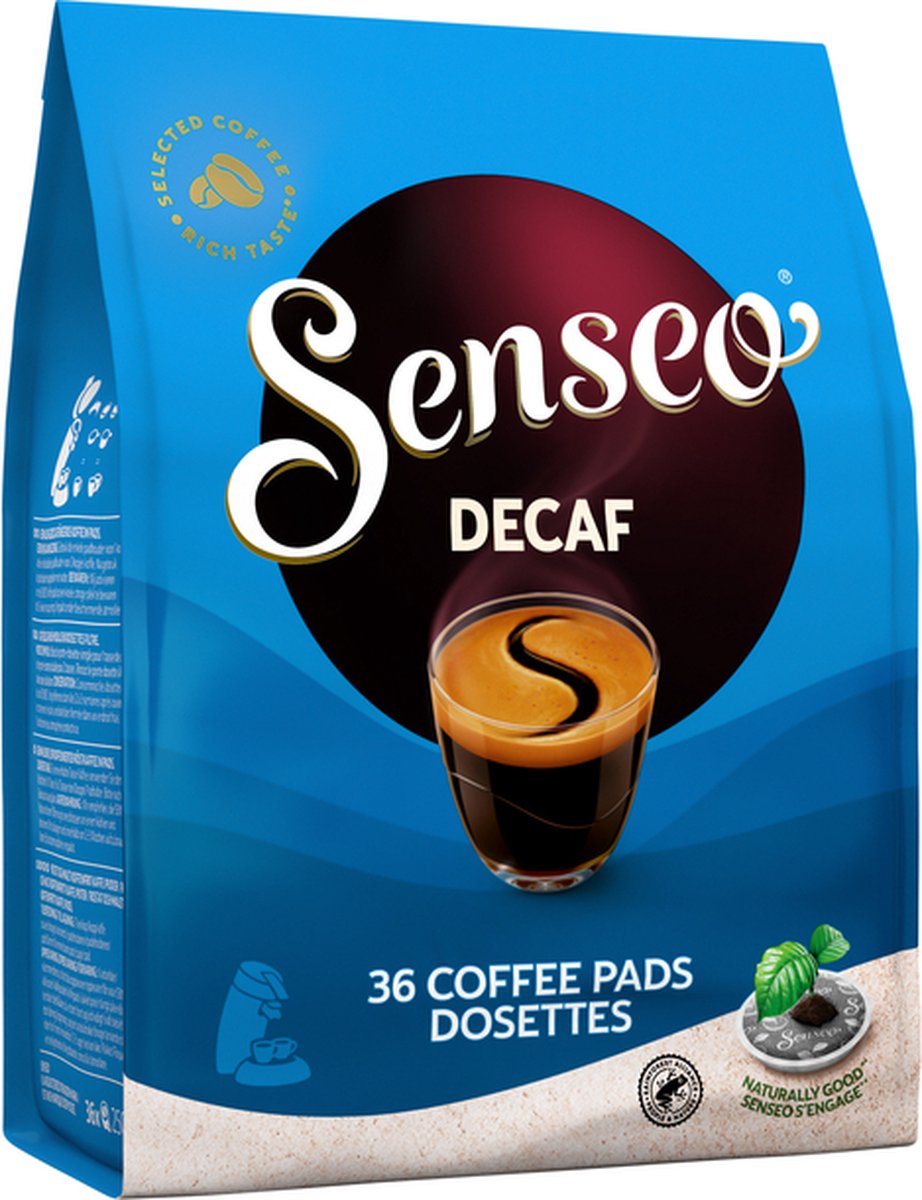 Kreta limiet Oordeel Koffiepads Douwe Egberts Senseo decafe 36st | bol.com