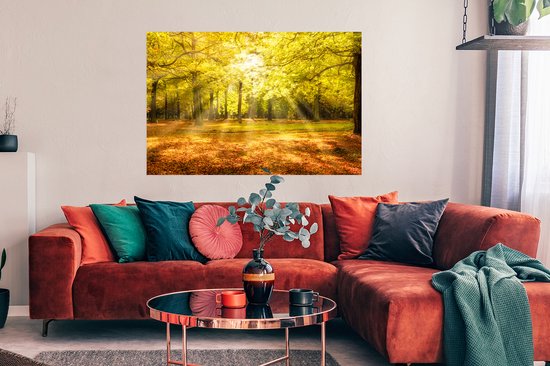 Affiche Arbre - Nature - Soleil - Paysage - Forêt - 120x90 cm