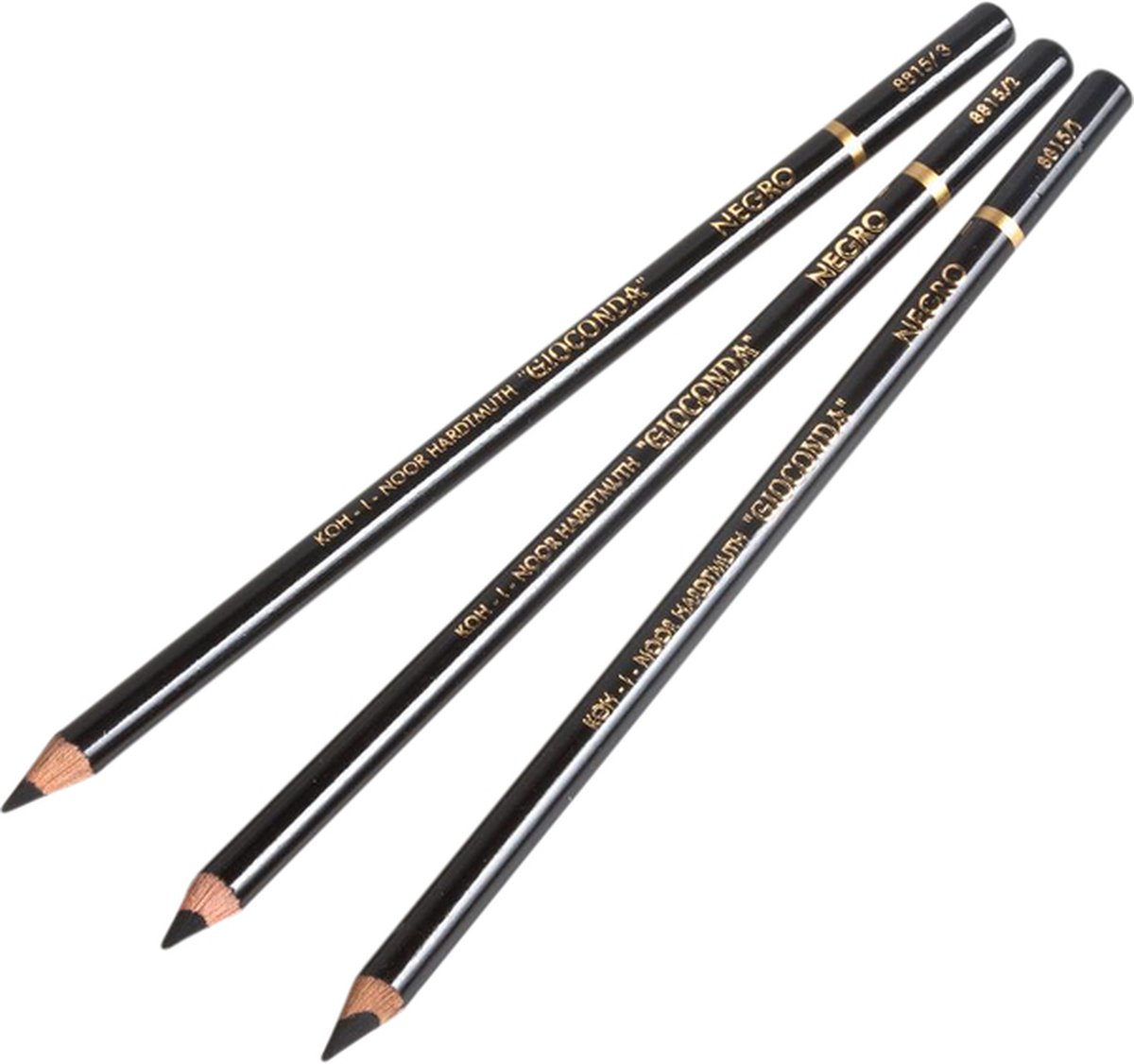 Krijtpotlood Koh-I-Noor gioconda 8815/1 zacht zwart | 12 stuks