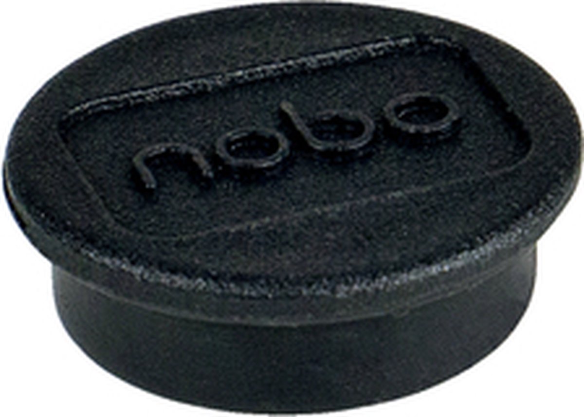 Magneet nobo 13mm 100gr zwart | Blister a 10 stuk | 108 stuks