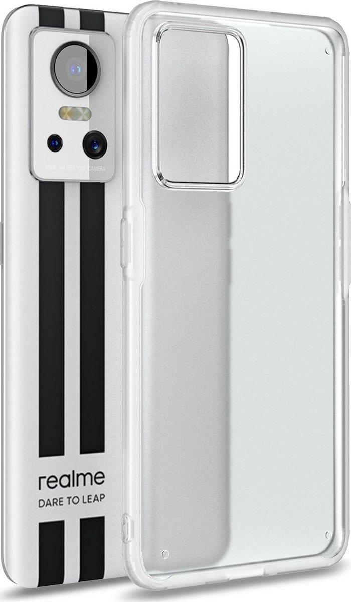 Mobigear Doorzichtig Hoesje geschikt voor Realme GT Neo 3 Telefoonhoesje Hardcase | Mobigear Shockproof Backcover | Doorzichtig Telefoonhoesje GT Neo 3 | Schokbestendig GT Neo 3 Telefoonhoesje | Anti Shock Proof - Transparant