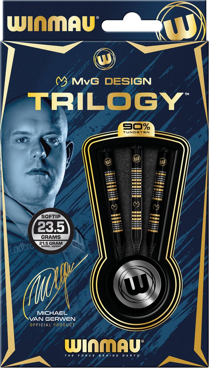 Winmau Michael van Gerwen Trilogy 90% - Soft Tip Darts van Winmau — afbeelding 4