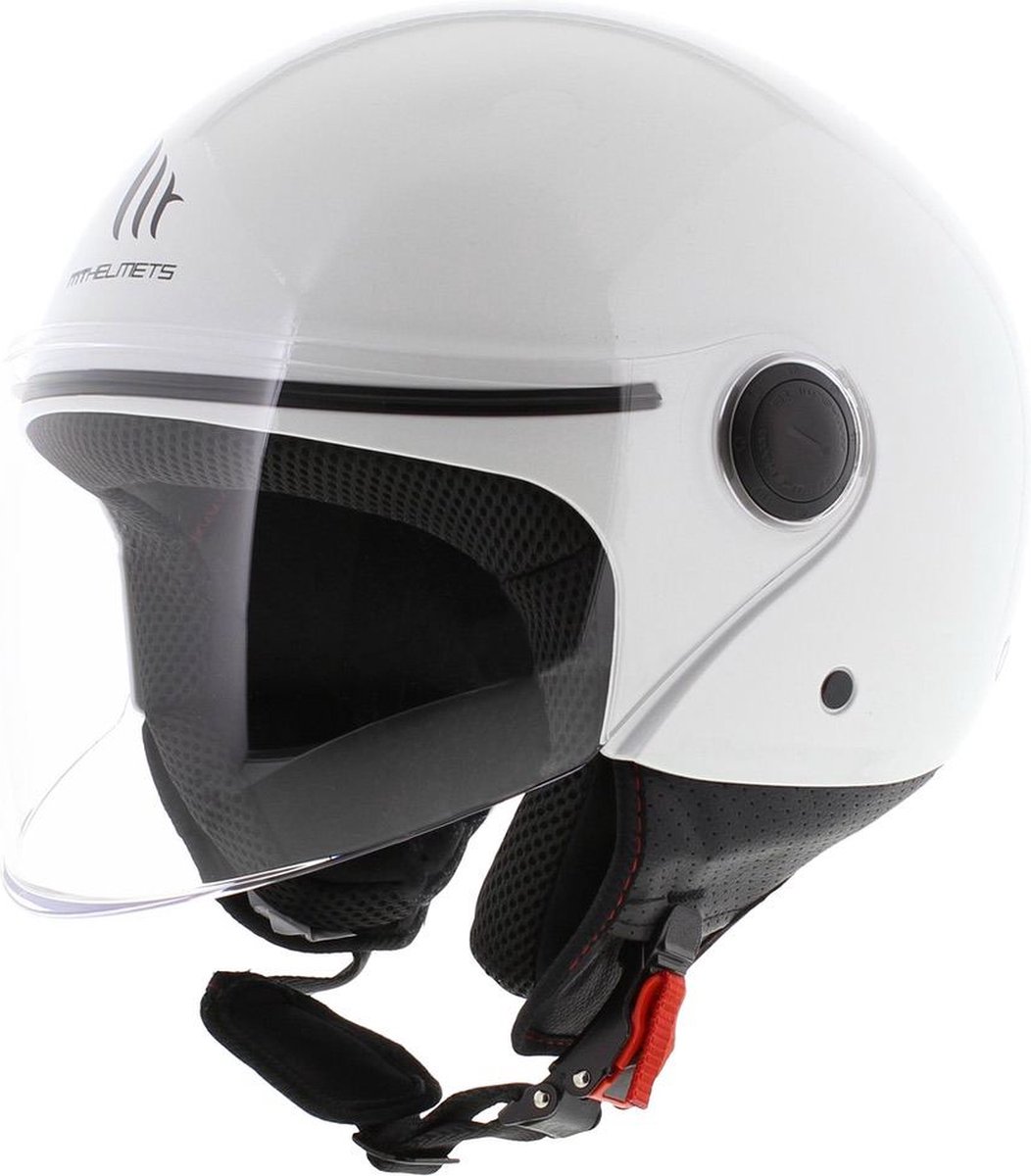 MT STREET WIT SCOOTERHELM XS