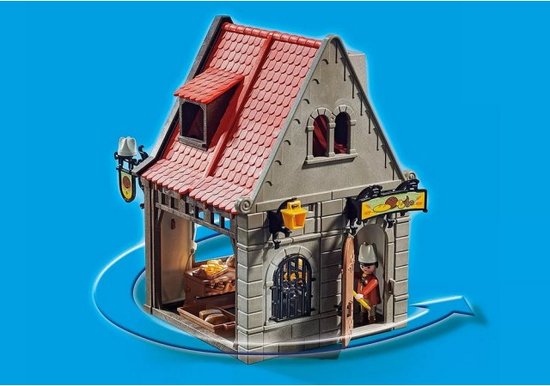 Playmobil Middeleeuwse Bakkerij - Vakwerkhuis met oven - 70954 | bol