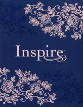 NLT Inspire Bible Hardcover LeatherLike, Navy The Bible for Coloring  Creative Journaling