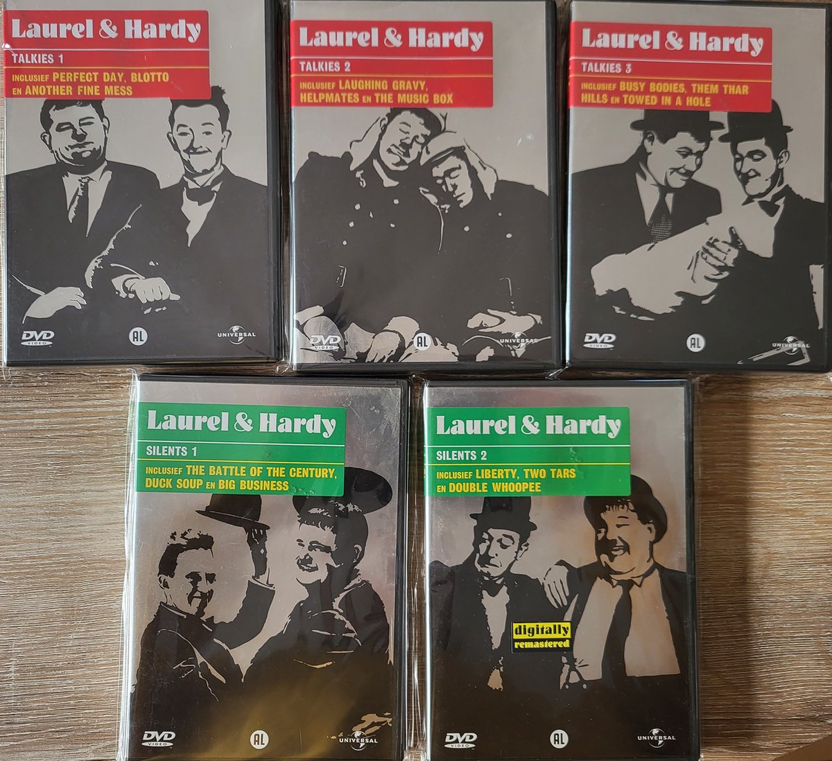 Laurel & Hardy - Talkies en silents complete serie