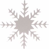 8x Piepschuim ijskristal vormen 30 x 5 cm hobby/knutselmateriaal - DIY - Knutselen - Styropor - Kerstdecoratie schilderen
