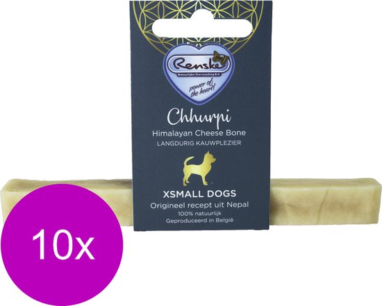 Renske Chhurpi Himalayan Kauwkluif XS - 10 x 27 gr - Voordeelverpakking