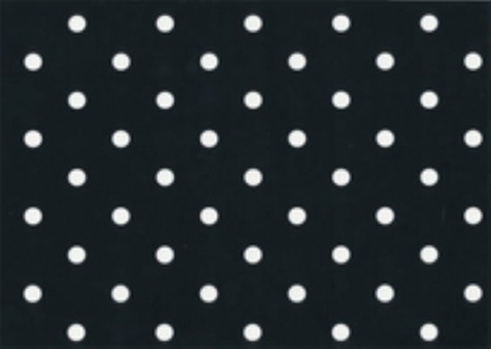 Plakfolie - Kleeffolie - Fantasie Dots zwart - 45cmx2m