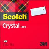 Plakband 3m scotch 600 19mmx33m crystal clear | 1 stuk | 12 stuks