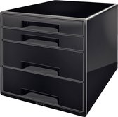 Leitz Desk cube - 4 laden - Zwart