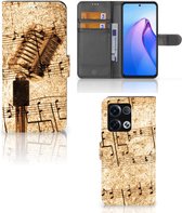OPPO Reno8 Pro Telefoonhoesje met foto Bladmuziek