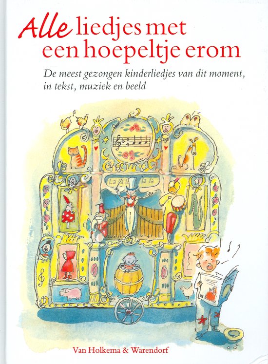 Cover van het boek 'Alle liedjes met een hoepeltje erom' van Joke Linders