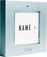 M-E BELL-401-TXS Enkelvoudige deurbeldrukker / zender - voor M-E deurbelsysteem -  zilver - 41272