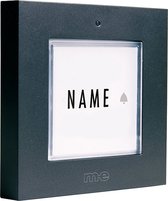M-E BELL-401-TXA Enkelvoudige deurbeldrukker / zender -  antraciet - voor M-E deurbelsysteem - 41271