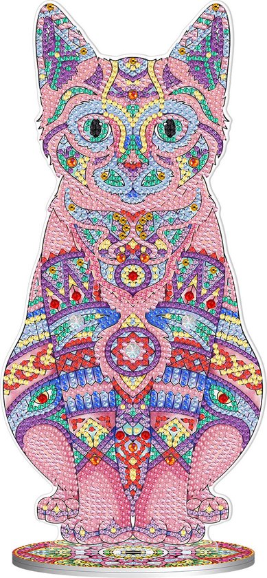 diamond painting acryl standaard kat/poes | bol