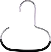 TopHangers [Set van 3] - Praktische metalen accessoire hanger voor sjaals / stropdassen / petten / sieraden / riemen met zwarte anti-slip coating | Gecertificeerd als 'Ecofriendly' en 'Skinfriendly' | 'Mawa G1'