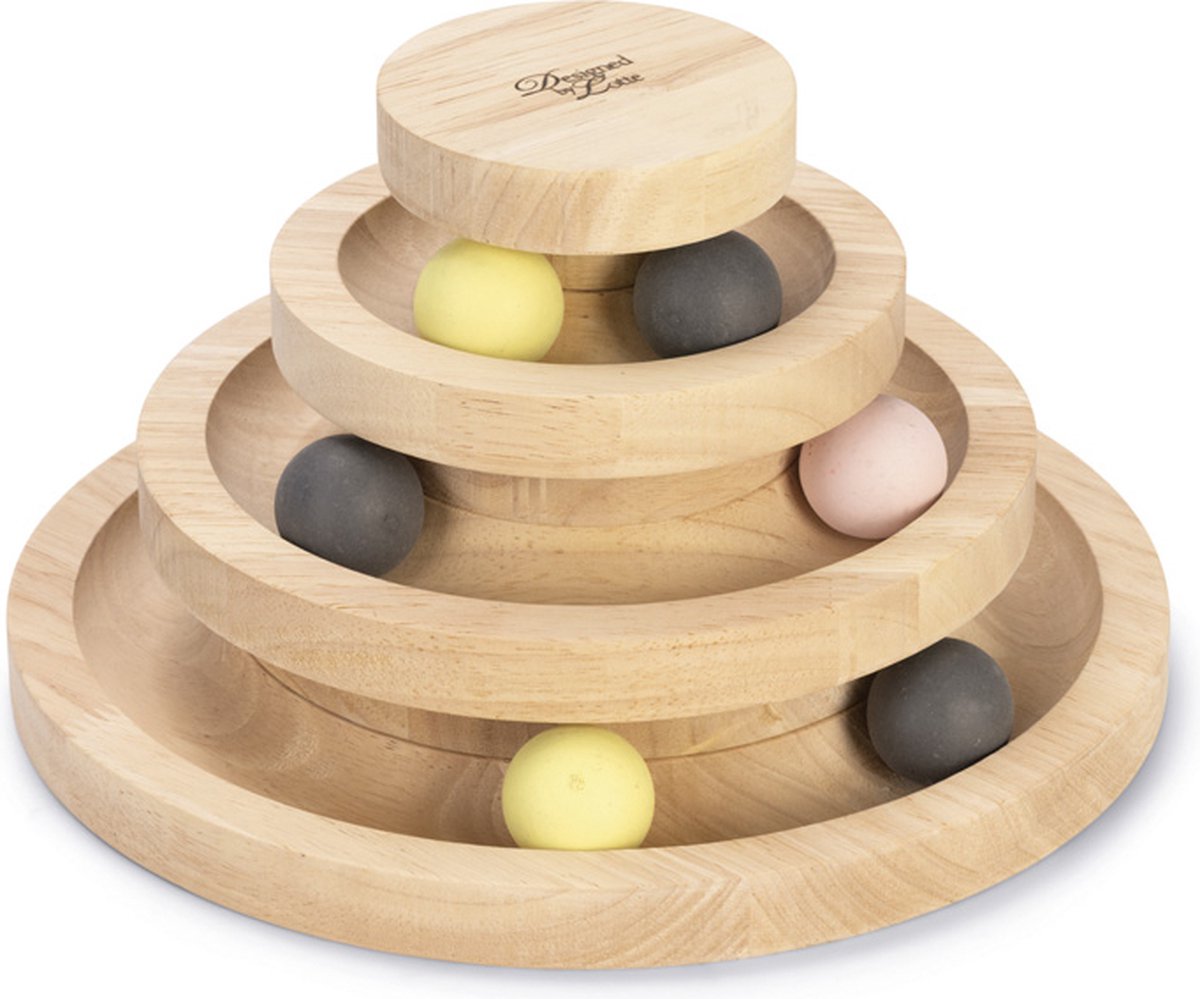 Designed by Lotte speeltoren Mia (26x26x14,5) hout