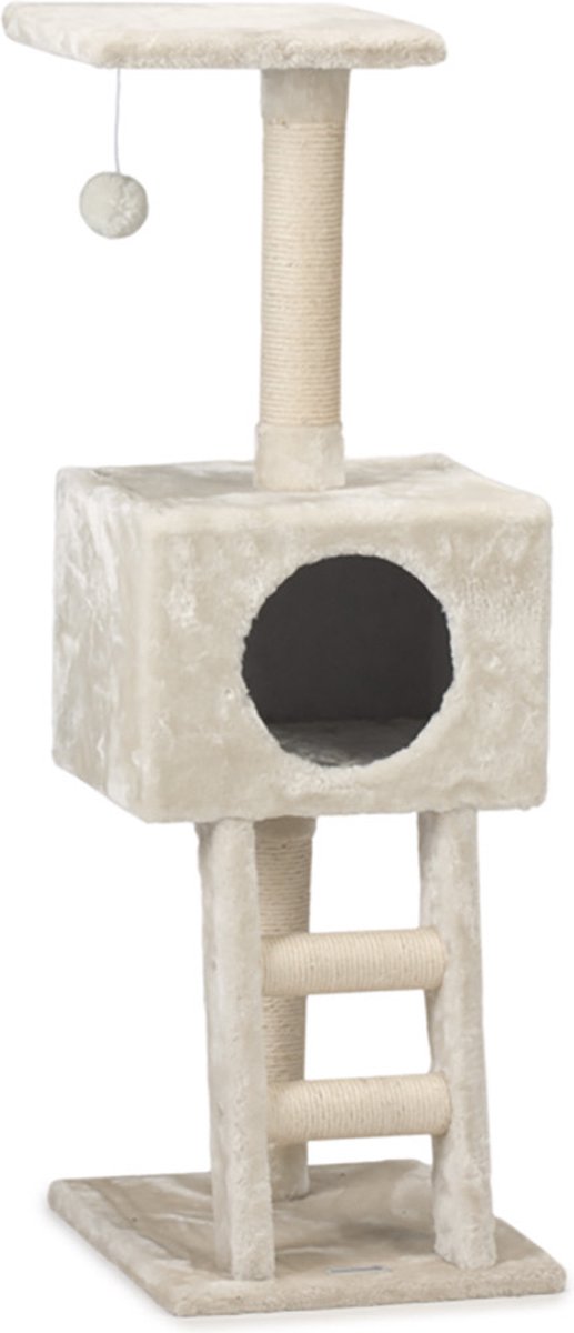 Beeztees Homira - Krabpaal - Creme - 40x35x110 cm