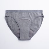 ImseVimse - Imse - menstruatieondergoed - Bikini model period underwear - matige menstruatie - S - eur 36/38 - grijs