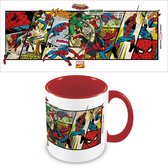 Marvel - Spider-Man Panels - Coloured Inner Mug 315ml