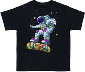 Astronaut - T-shirt - Zwart - Kind - 122-128