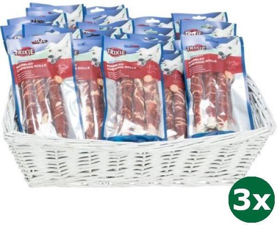Trixie Denta Fun Chewing Rolls Per Cani - Con Pelliccia Di Coniglio - Foto 3