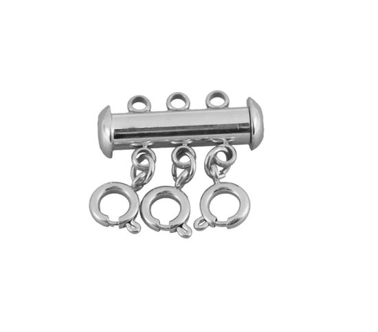 Multi ketting sluiter - Yehwang - Multi-ketting sluiter - One size - Zilver