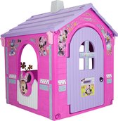 Disney Minnie Mouse Speelhuis - Met Deur, Ramen en Brievenbus - 97,5 x 109 x 121,5 cm - Roze/Lila